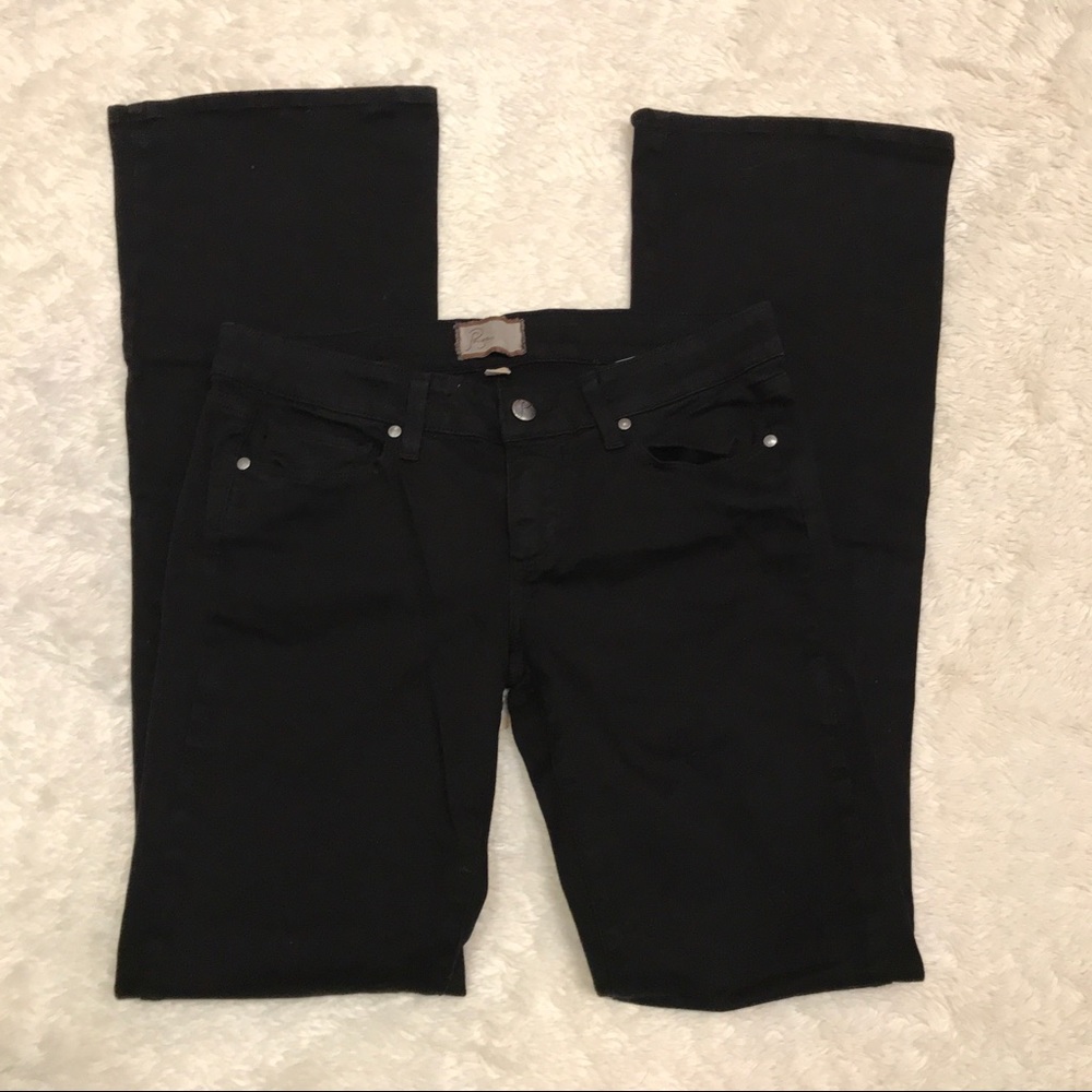 PAIGE Canyon Boot black jeans size 27